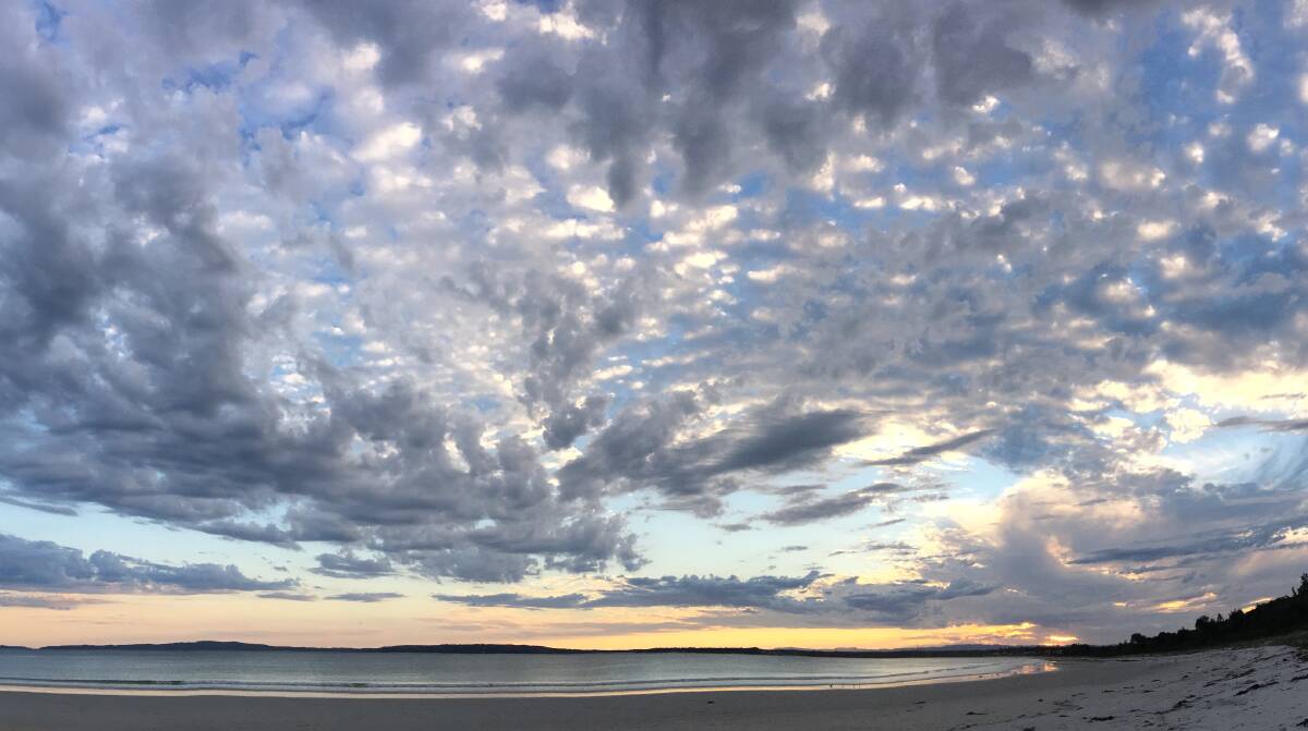 PIC OF THE DAY: Evening sky over Jervis Bay captured by Tershia Habbitts. Email entries to nicolette.pickard@fairfaxmedia.com.au 
