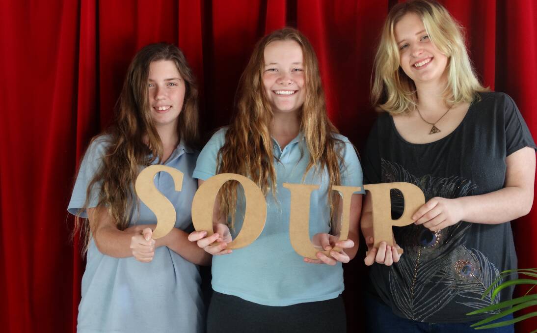 MAKING A DIFFERENCE: Organisers Sarah Hodgetts, Rhiannon Winter and Ashley Anderson are preparing for Sanctuary Point SOUP on June 25. The event aims to support a community initiative chosen by residents.
