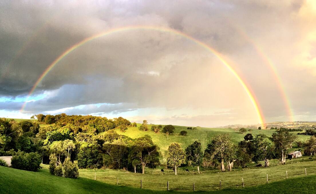 PIC OF THE WEEK: Rainbows over Gerringong snapped by @southcoastcountrylifestyle. Submit pics via email, Facebook or Instagram.