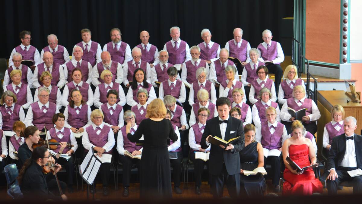 The Lydian Singers with soloists, directed by Lesley Challender. Photo contributed. 