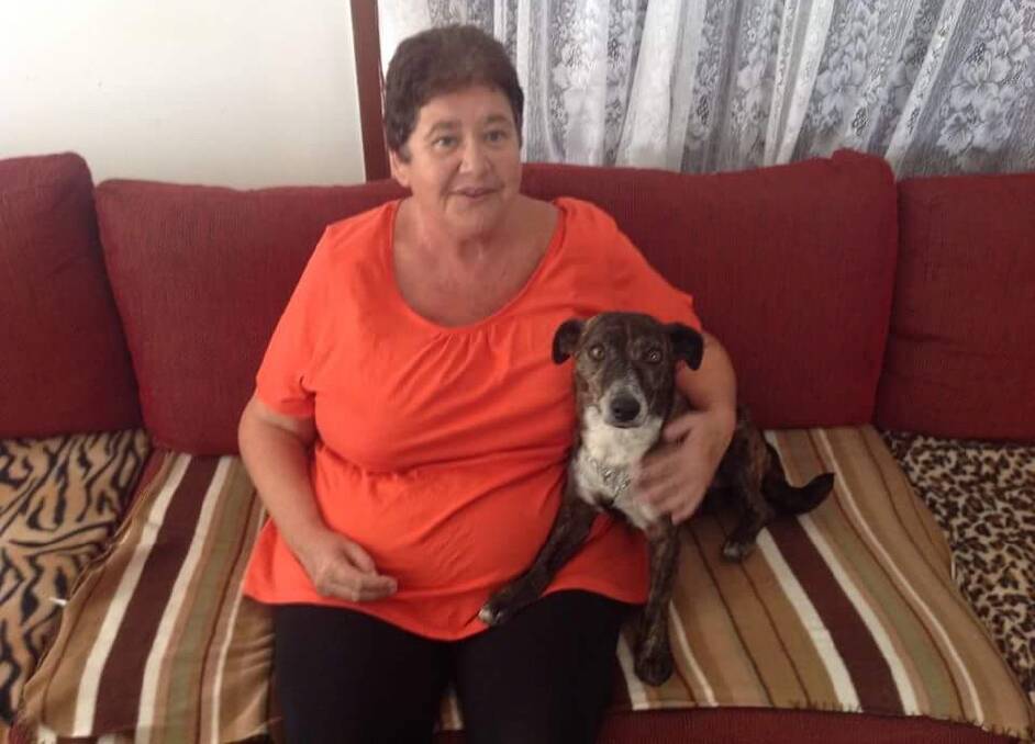 LOVE: Peggy Sue has found her forever home with Denise Cram in Nowra. Photo contributed. 