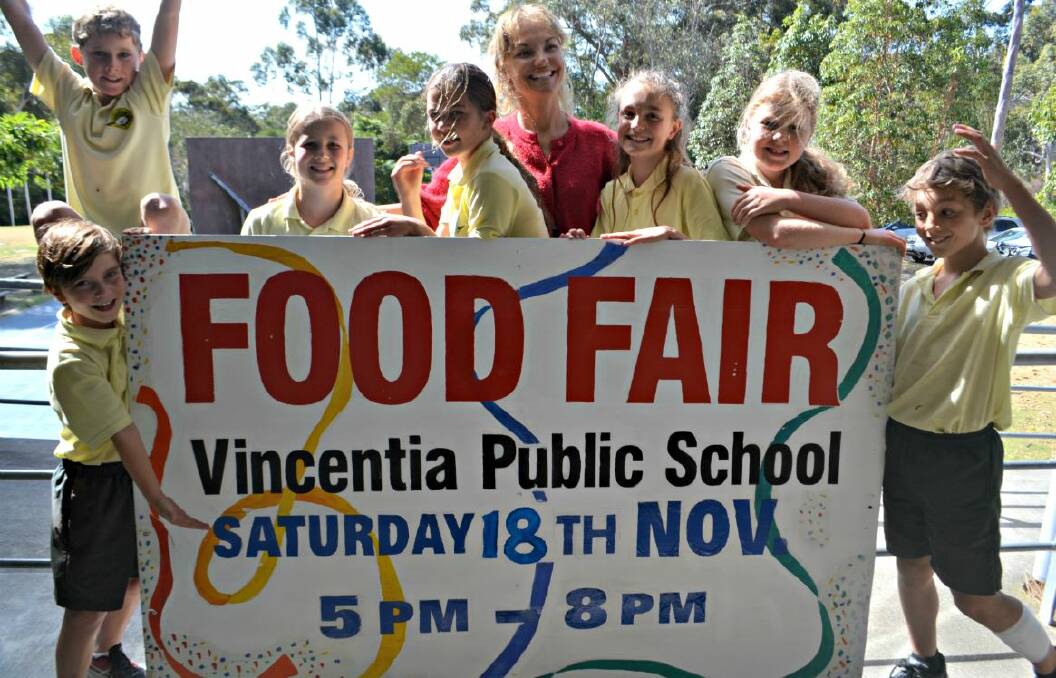 DON'T MISS OUT: Vincentia Public School students and P&C president Jessica South invite everyone to join the fun next month. 