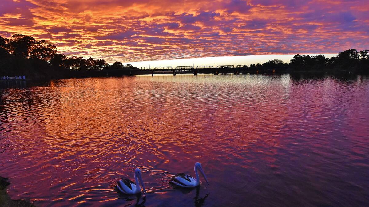 PIC OF THE DAY: Nowra sunrise snapped by Dannie and Matt Connolly Photography. Submit entries via nicolette.pickard@fairfaxmedia.com.au, Instagram or FB. 