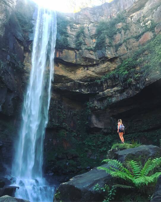 PIC OF THE DAY: Kristie Murray of @you.theworld.wandering at Belmore Falls. Photo: Emma Simms. Send entries via FB, Instagram or nicolette.pickard@fairfaxmedia.com.au 