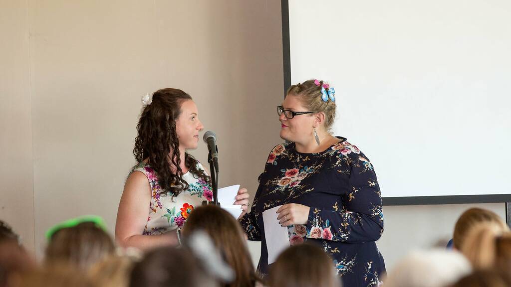 Nowra women Nicole Hampton and Amy Hepburn hosted a fundraising high tea for the Stillbirth Foundation on International Pregnancy Loss Remembrance Day. Photo: Rose Bubbles Photography.