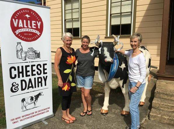 The Valley Cheesemakers committee, Kathy Harrington, Rosie Johnson and Jan Watson, are encouraging everyone to put their entry in for the second annual Cheese and Dairy Section at the 2018 Kangaroo Valley Show. Photo: @valleycheesemakers 