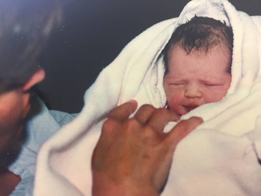 10 OUT OF 10: Midwife Dot McCorquodale gave Luci a "perfect score" when she arrived as a 7 pound 11 ounce baby in 1989. 