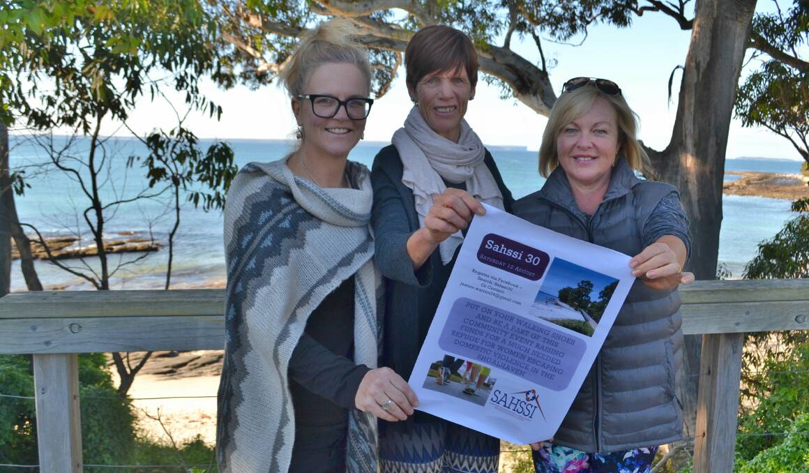 FOR A CAUSE: Nicky Cannon, Joanne Warren and Karen Cunningham encourage everyone to register for Sahssi 30. 
