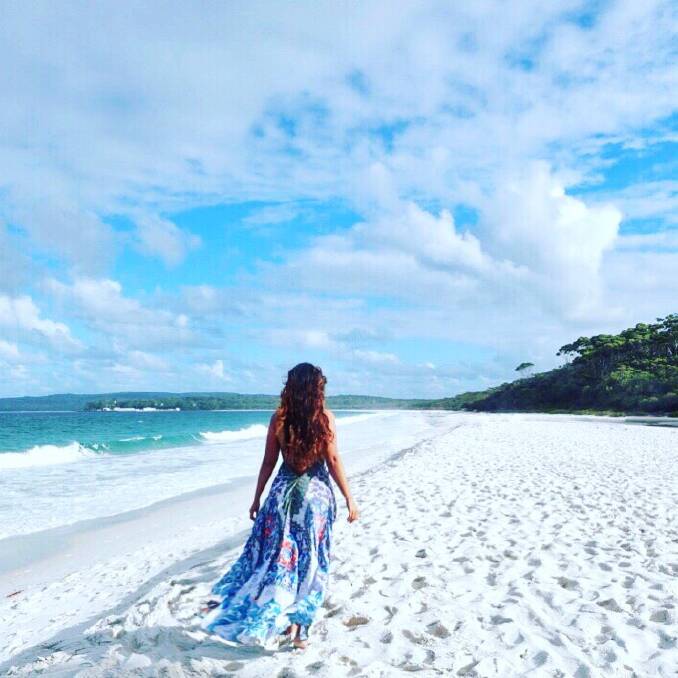 PIC OF THE DAY: @travel.at.heart explores Hyams Beach. Submit entries via nicolette.pickard@fairfaxmedia.com.au 
