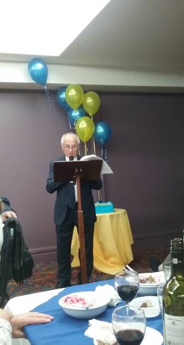 Mick celebrates forty years of travel, Rotary and potatoes