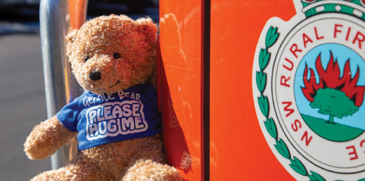 CUDDLES FOR KIDS: The Gentle Bears have been delivered to Nowra RFS. 