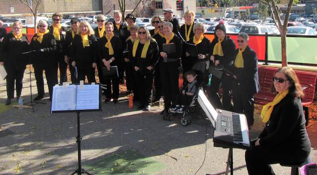 ALL TOGETHER NOW: The Shoalhaven Community Choir will provide a feast for your ears and stomach on October 27. 