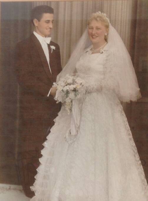 BEGINNINGS: Patricia and Mick Vassallo were married on March 1,1958 at the St. Pius Catholic Church in Enmore. 