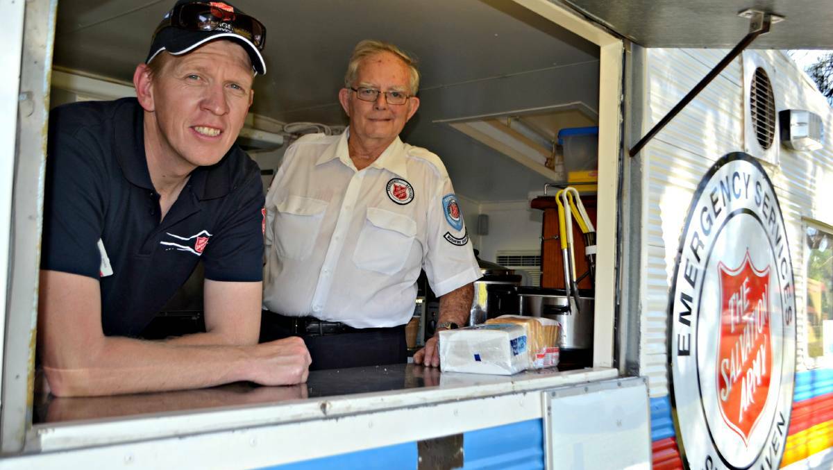 SIZZLE: The Salvation Army will again be on hand to make sure no-one goes home hungry. 