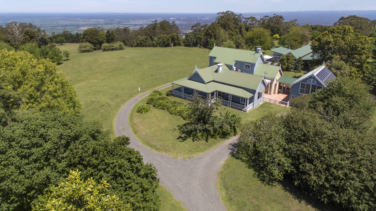 Selling agent, Neil Campbell of Ray White Gerringong said the home was set on 38 acres and expected the property's selling price to be more than $3.5 million. 
