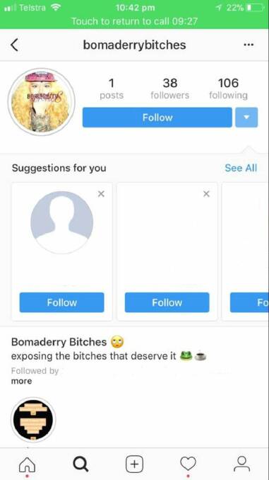 Teen girls targeted by cruel ‘Bomaderry Bitches’ Instagram account