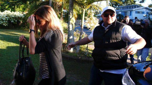 Mercedes Corby, sister of Schapelle arrives at her mother's Rosleigh Rose residence in Loganlea, south of Brisbane. Photo: Regi Varghese