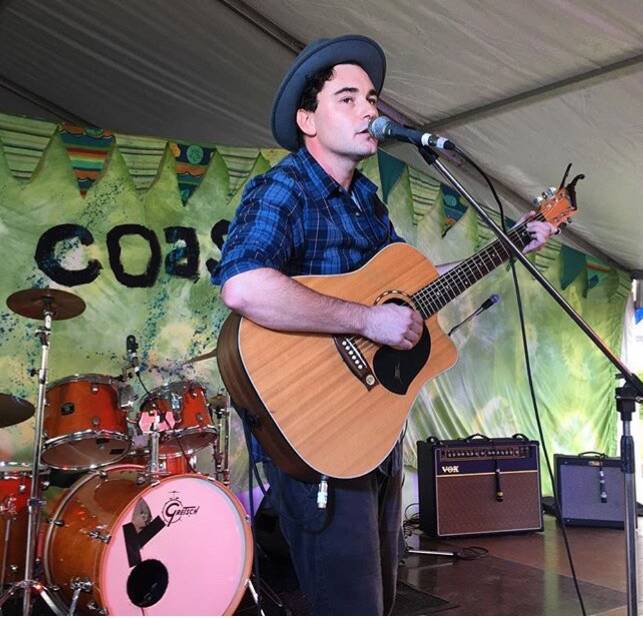 HEARTFELT: Local musician and Young Coastie participant RJ Ferry debuted his original song, Angie, dedicated to his late mother, on Sunday at the Young Coastie concert. 