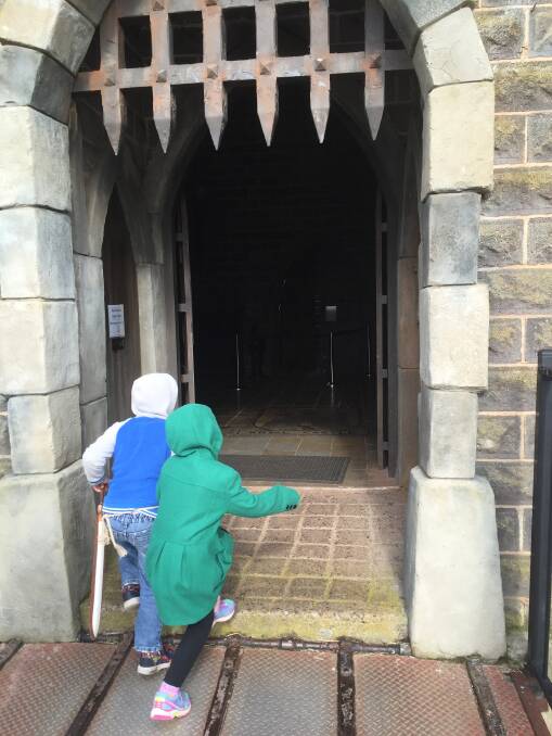 The entrance to Kryal Castle.