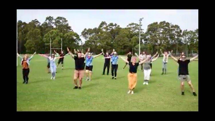 'We miss you': Shoalhaven High School teachers dance up a storm