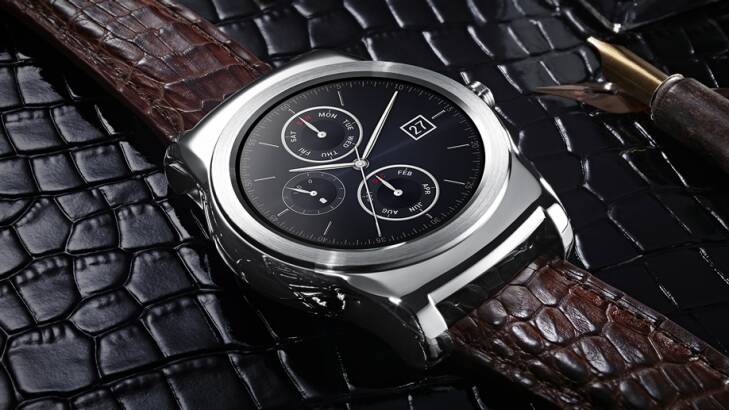 The LG Watch Urbane is the first Android Wear watch to be compatible with the iPhone. Photo: LG