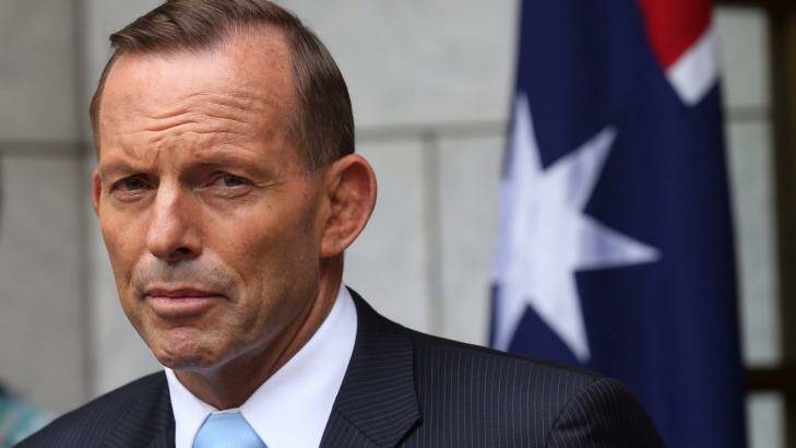 Tony Abbott complained about conflicts of interest during an interview. Photo: Andrew Meares