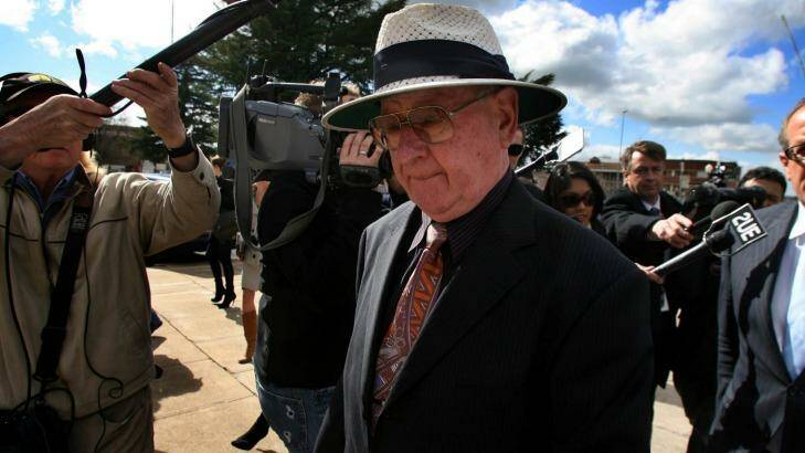 Former priest Brian Spillane outside court in 2008. Photo: Dean Sewell