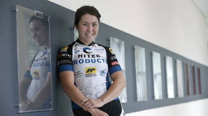 Canberra cyclist Chloe Hosking is using the Giro Rosa as preparation for the Commonwealth Games. Photo: Jeffrey Chan