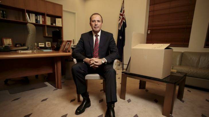 Federal Minister for Sport and Health, Peter Dutton. Photo: Andrew Meares