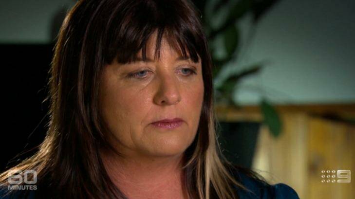 Sharon: Bashed by her husband. Photo: Screen grab: 60 Minutes, Channel Nine