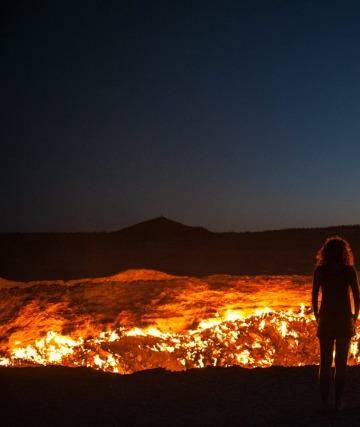 'Door to hell': Darvaza, Turkmenistan.