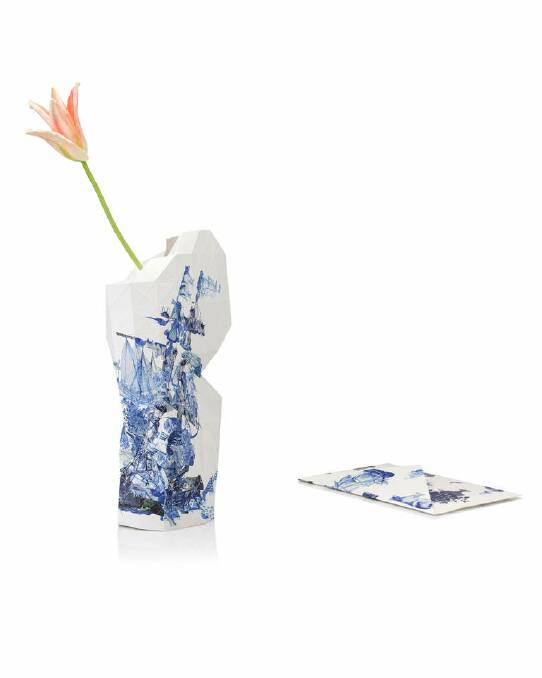 Vase for good: Turn any empty bottle into a pretty vase with this genius paper "skin". Dutch designer Pepe Heykoop has the vase covers made by the Mumbai-based Tiny Miracles Foundation, which aims to give people the skills they need to break the poverty cycle. $30. designforuse.com.au