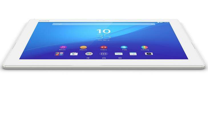 At 6.1mm, the Xperia Z4 is a very thin tablet.