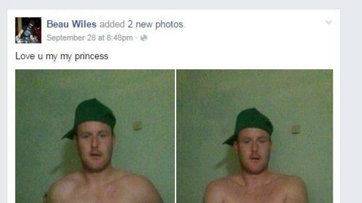 Beau Wiles' most recent Facebook post came two days before his escape Photo: Facebook