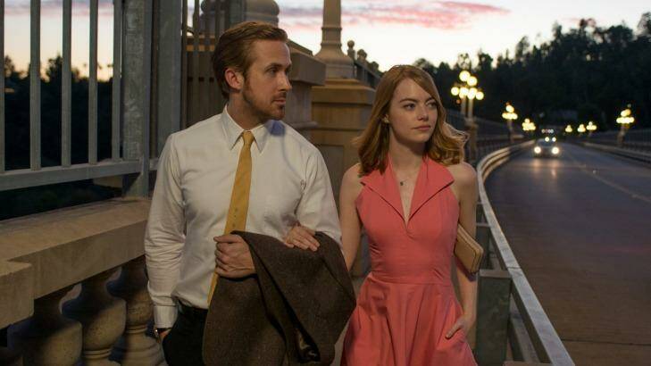 Ryan Gosling and Emma Stone are both nominated for <i>La La Land</i>. Photo: Dale Robinette