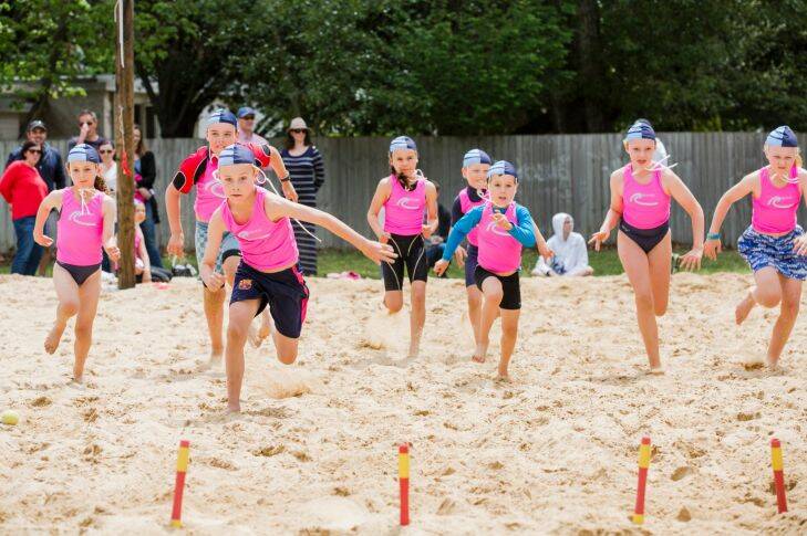 The Canberra/Broulee Nippers launch.  Canberra kids are given the opportunity to learn invaluable water safety and lifesaving skills.

Photo: Jamila Toderas