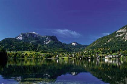 Picture perfect: The lake and village of Altaussee is considered one of the most beautiful places in Austria.