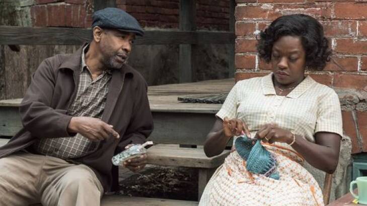 Leading chances for a best actor and actress double: Denzel Washington and Viola Davis in <i>Fences</i>.  Photo: Paramount Pictures