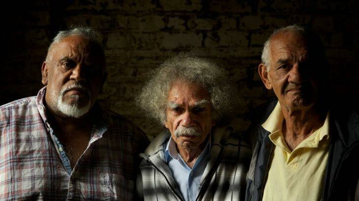Survivors: Richard Campbell, Cecil Bowden and Manuel Ebsworth. Photo: Wolter Peeters