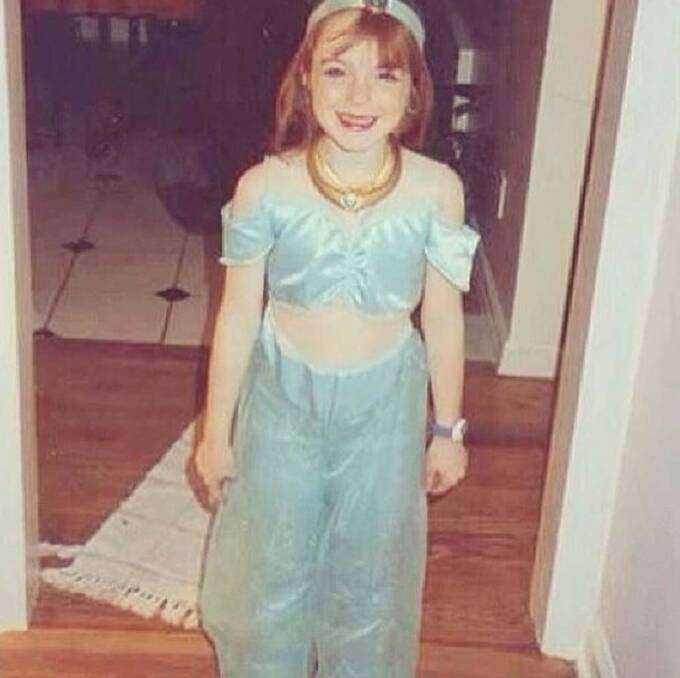 Lindsay Lohan: "#tbt #jasmine #Disney" Photo: Instagram