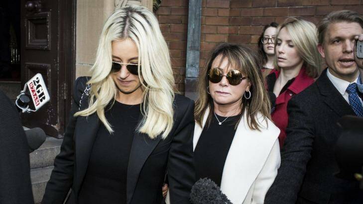 Roxy Jacenko leaves the Supreme Court after the guilty verdict was handed down. Photo: Dominic Lorrimer