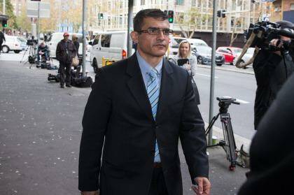 Constable Antonio Saffioti has pleaded not guilty to causing grievous bodily harm and assault occasioning actual bodily harm. Photo: Edwina Pickles