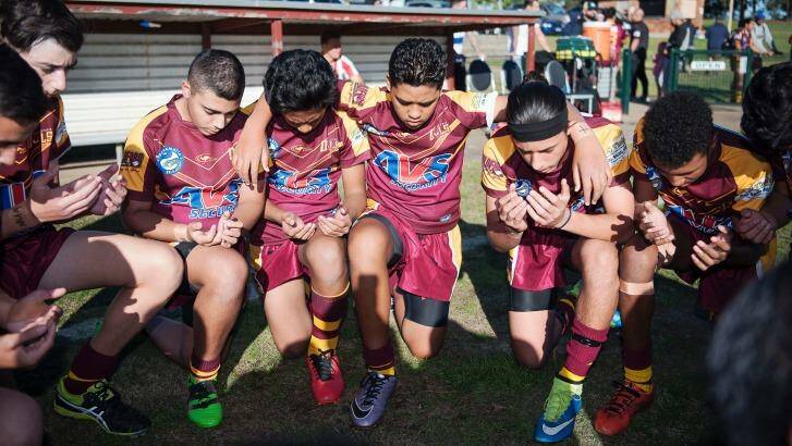The Guildford Owls Under 14s has players from multiple races and religions. Photo: Christopher Pearce