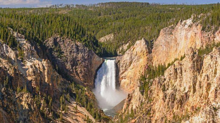 Lower Yellowstone Falls from Artist's Point in Yellowstone National Park. Photo: iStock