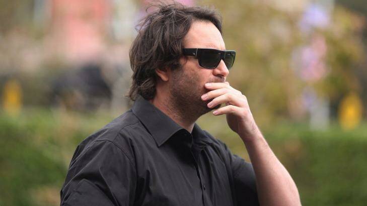 Oliver Huxley, Morgan Huxley's brother arrives at the NSW Supreme Court on Wednesday. Photo: Kate Geraghty