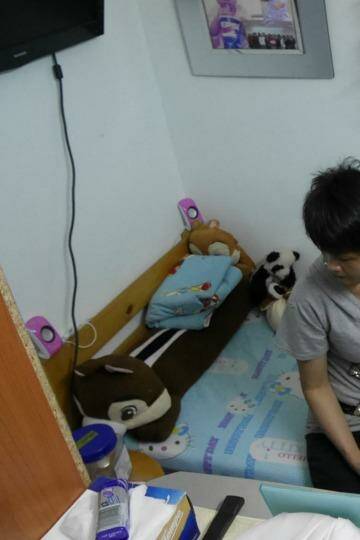 Ma Cuijin in her sub-divided flat. Photo: Philip Wen