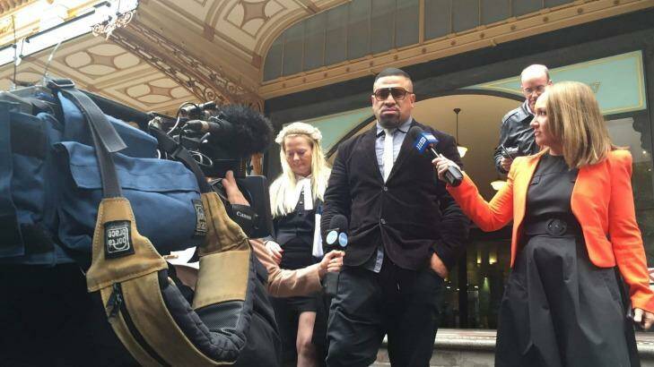 Ex NRL player John Hopoate plead guilt to a charge of common assault on Friday. Photo: supplied