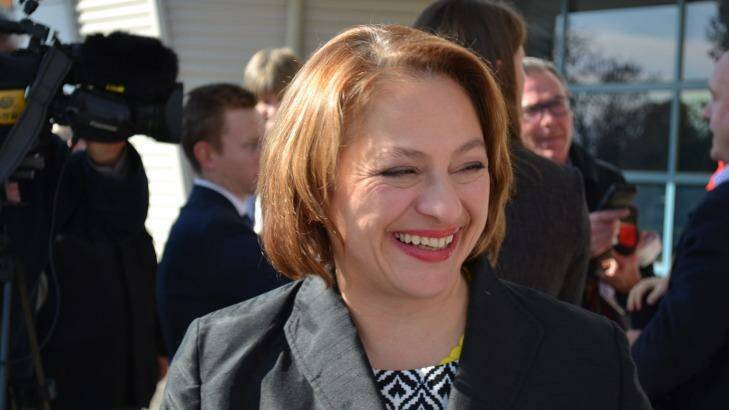 Sophie Mirabella, pictured after winning preselection for Indi on the weekend, says she's a changed woman. Photo: Libby Price