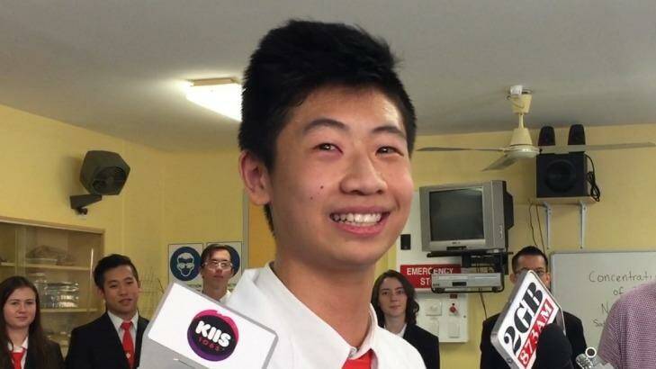 "I would have worked harder": Year 12 student Jack Fu. Photo: Supplied