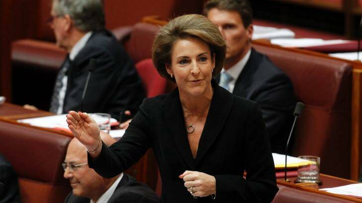 Senator Michaelia Cash says the packs will help educate new arrivals on their rights in Australia. Photo: Andrew Meares